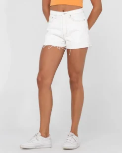 Pantalon Corto Vaquero De Talle Alto Acampanado Penny Kick><noscript><img width=