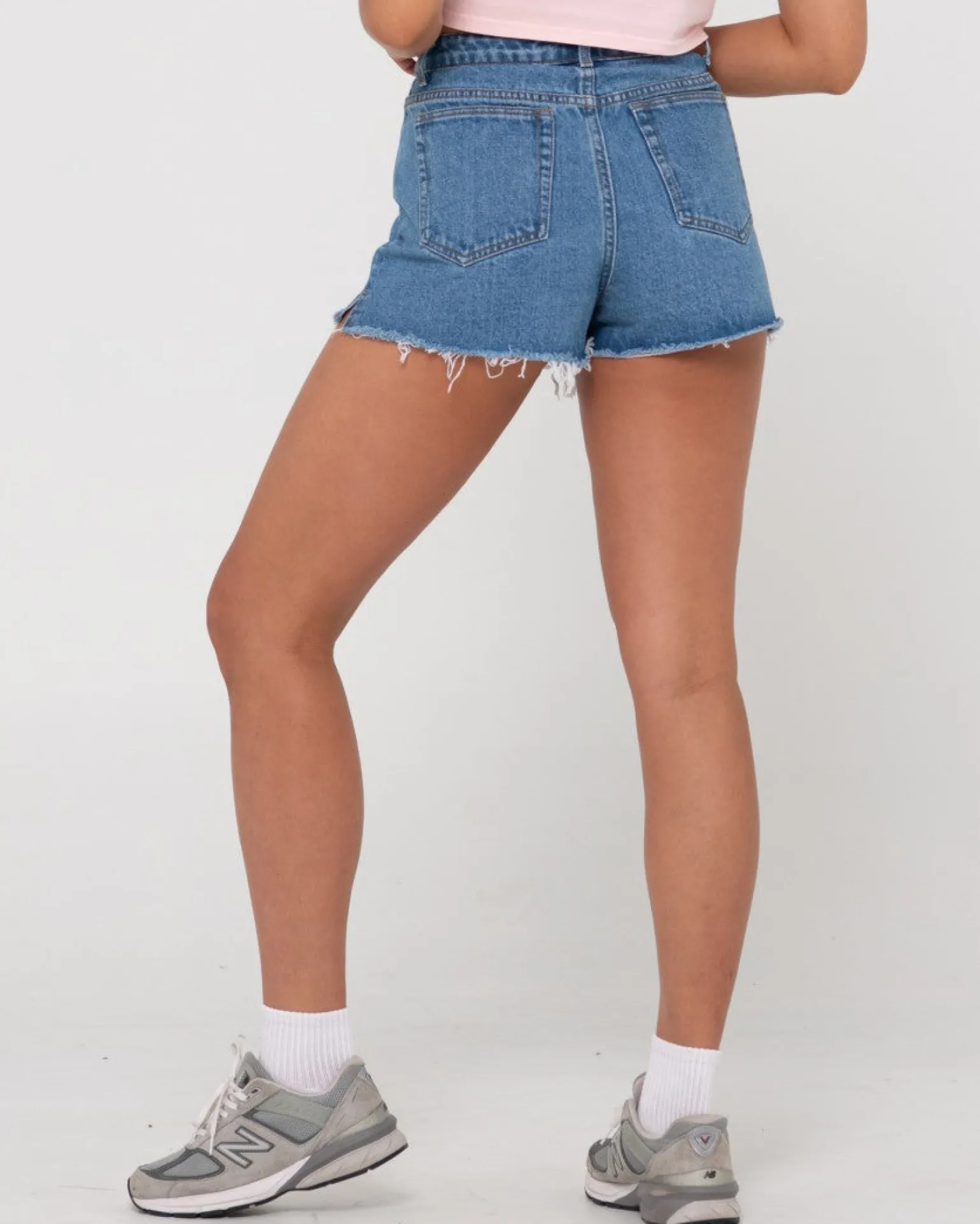 Pantalon Corto Vaquero De Talle Alto Acampanado Penny Kick>Rusty Cheap