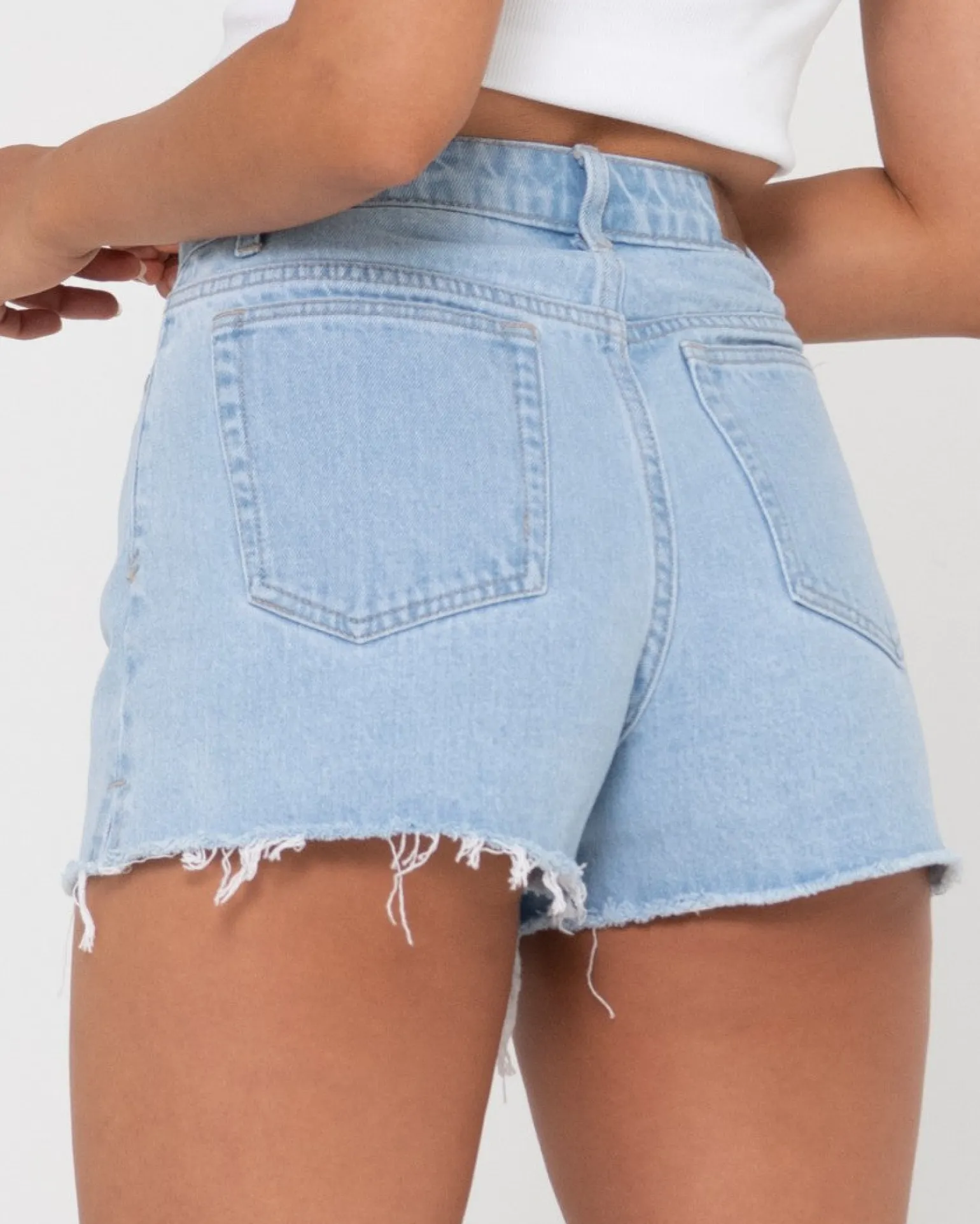 Pantalon Corto Vaquero De Talle Alto Acampanado Penny Kick>Rusty Sale