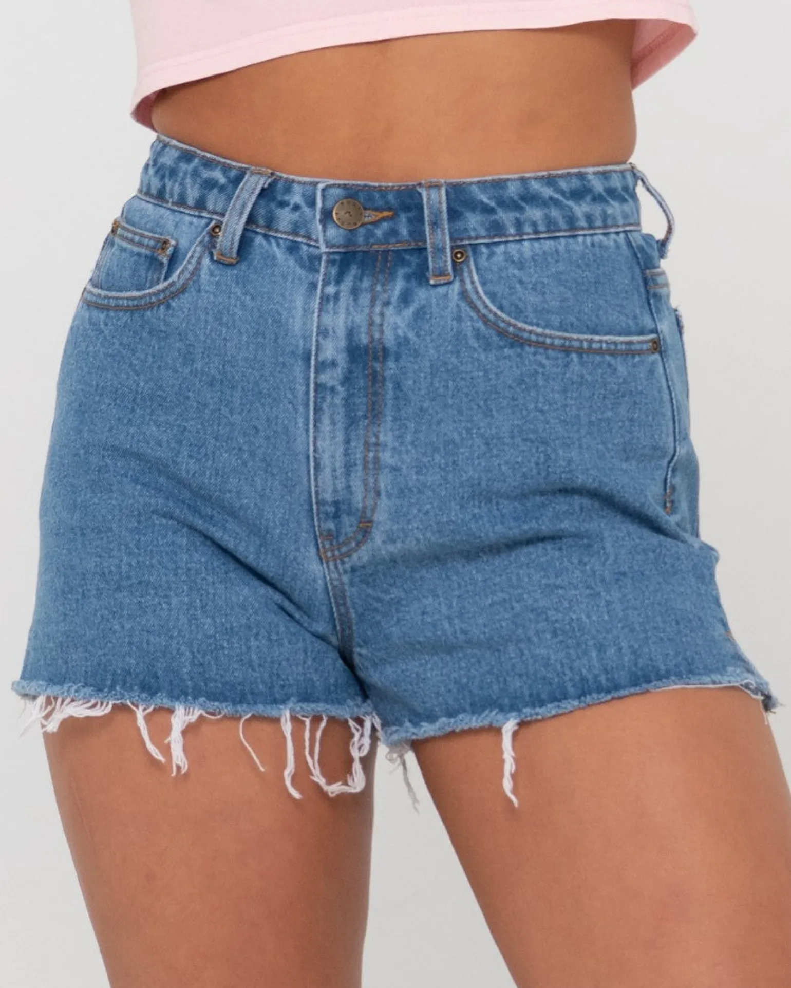 Pantalon Corto Vaquero De Talle Alto Acampanado Penny Kick>Rusty Online