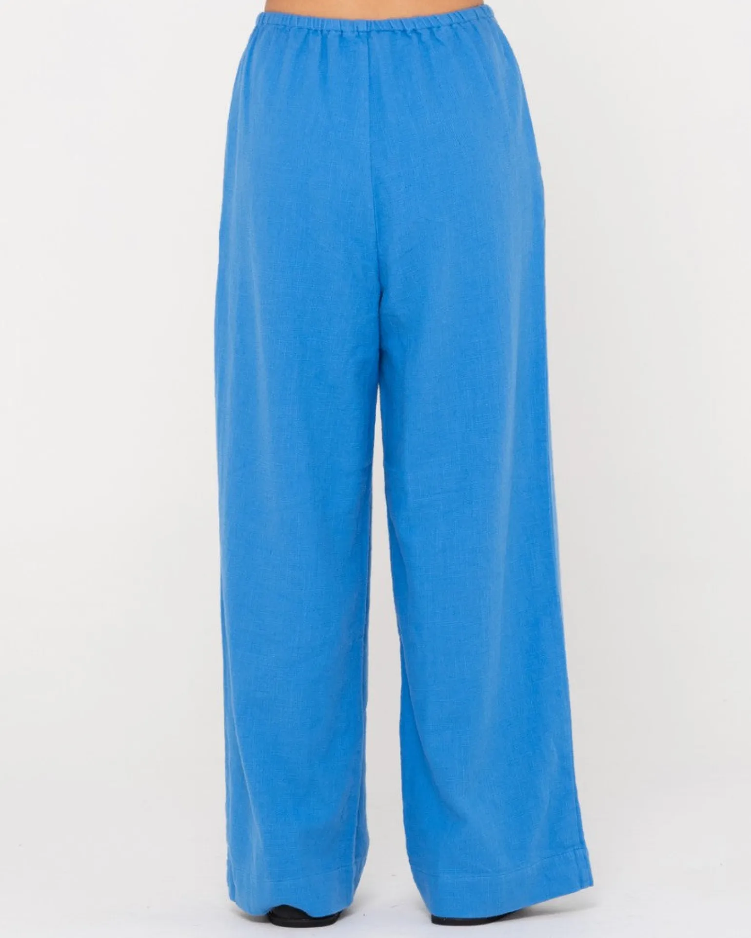 Pantalon De Lino De Corte Relajado Y Talle Alto Carolina>Rusty Online