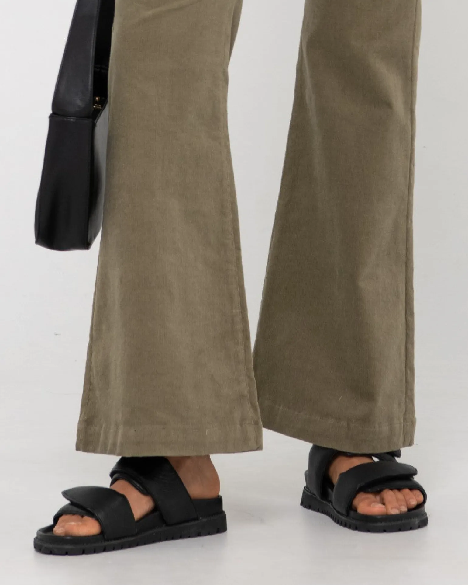 Pantalon De Pana Acampanado De Talle Alto>Rusty Hot