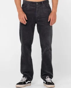 Pantalon De Pana De Corte Recto Con 5 Bolsillos Rifts>Rusty Cheap