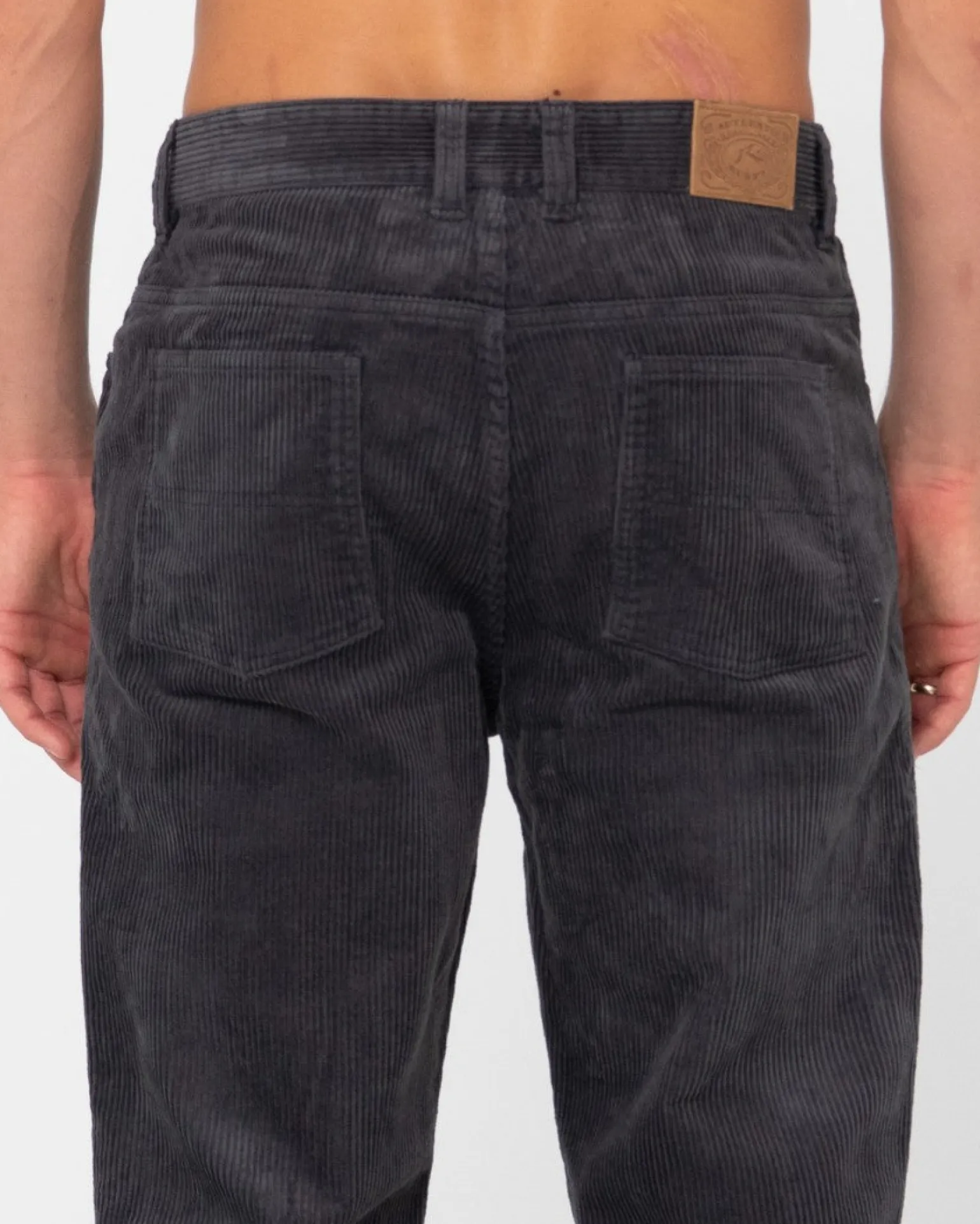 Pantalon De Pana De Corte Recto Con 5 Bolsillos Rifts>Rusty Cheap