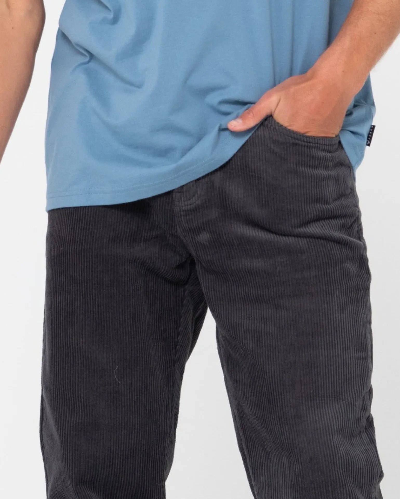 Pantalon De Pana De Corte Recto Con 5 Bolsillos Rifts>Rusty Cheap