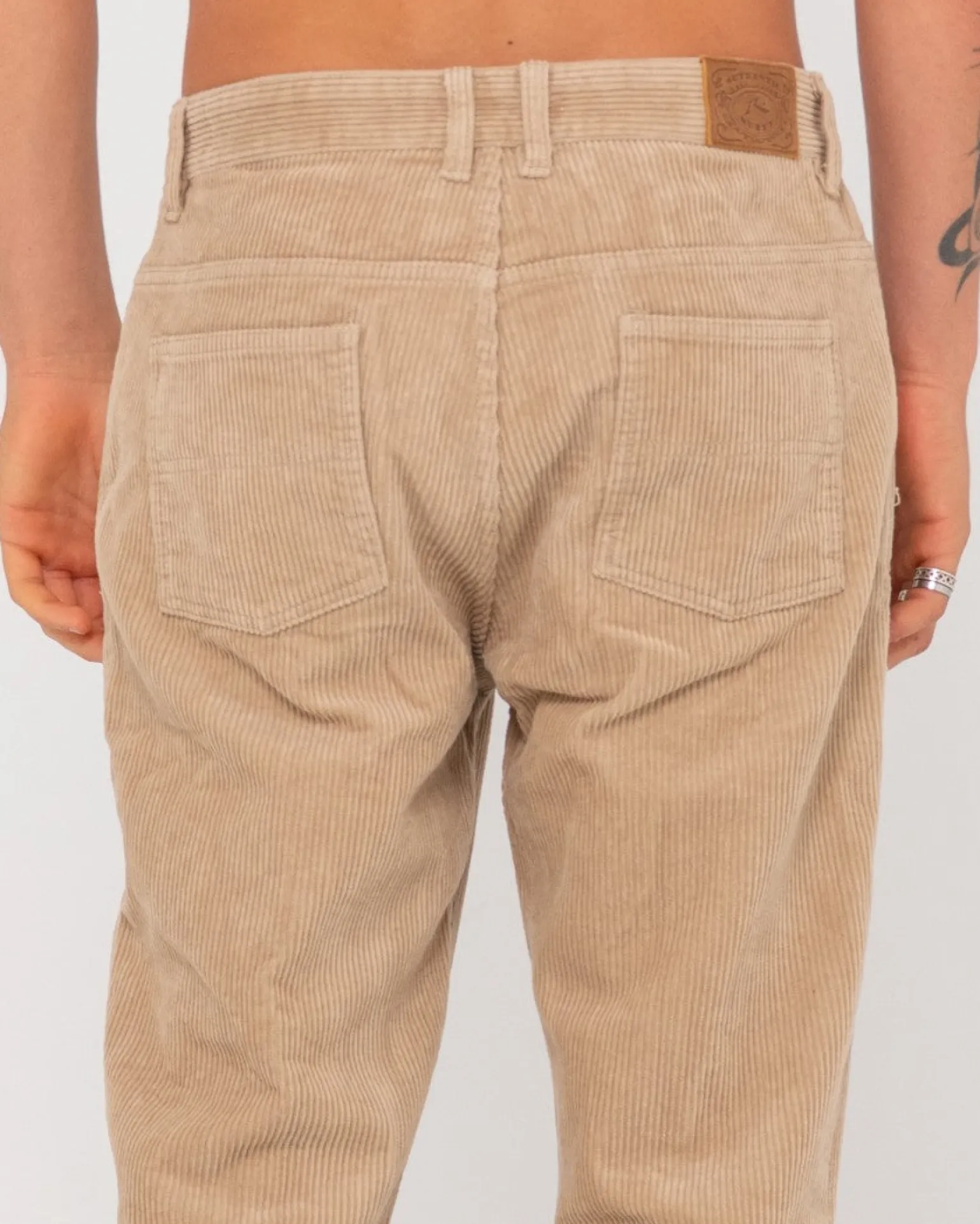 Pantalon De Pana De Corte Recto Con 5 Bolsillos Rifts>Rusty Best Sale