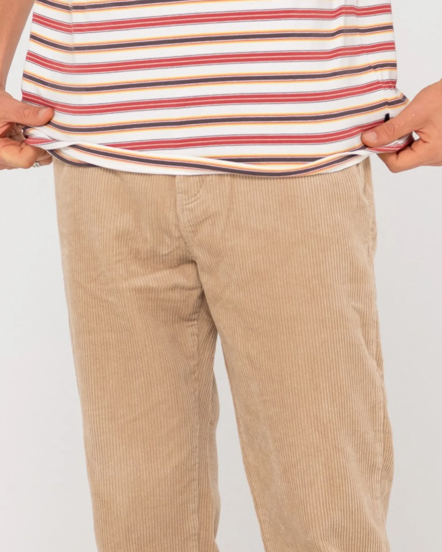 Pantalon De Pana De Corte Recto Con 5 Bolsillos Rifts>Rusty Best Sale