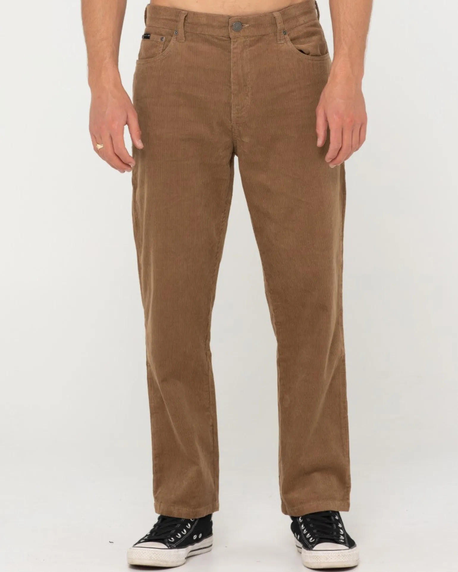 Pantalon De Pana De Corte Recto Con 5 Bolsillos Rifts 14 Wale>Rusty Hot