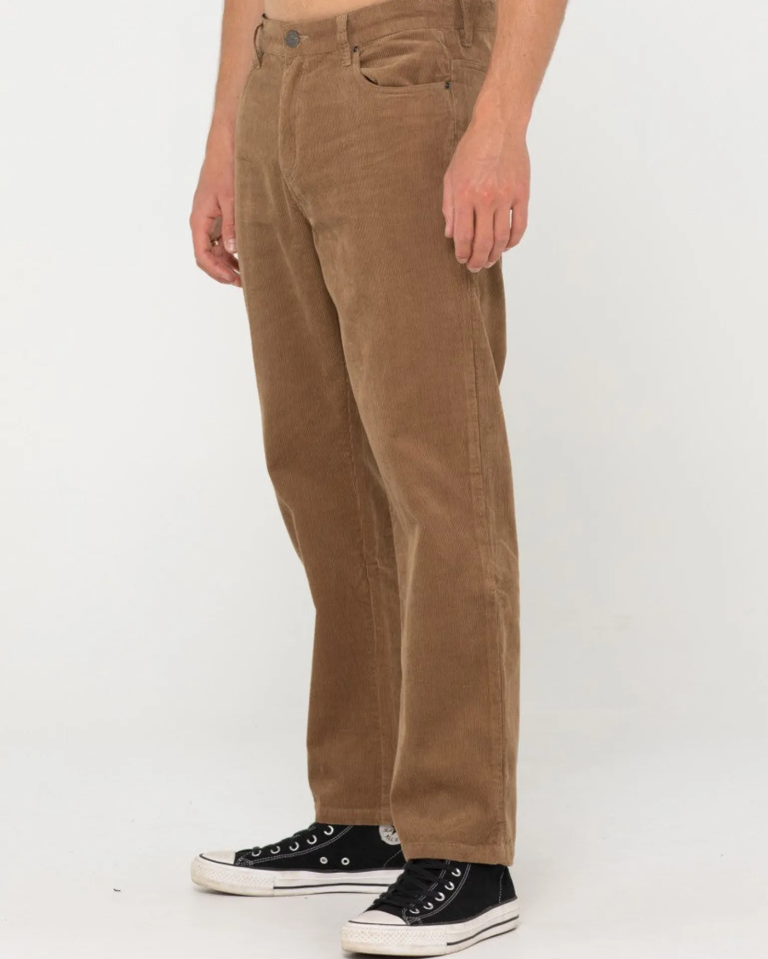 Pantalon De Pana De Corte Recto Con 5 Bolsillos Rifts 14 Wale>Rusty Hot