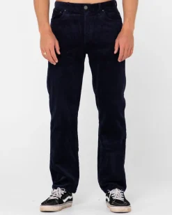 Pantalon De Pana De Corte Recto Con 5 Bolsillos Rifts>Rusty Cheap