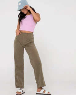 Pantalon De Pana De Talle Alto The Secret><noscript><img width=
