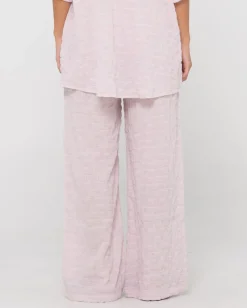 Pantalon De Playa De Corte Relajado Y Talle Alto Siena>Rusty New