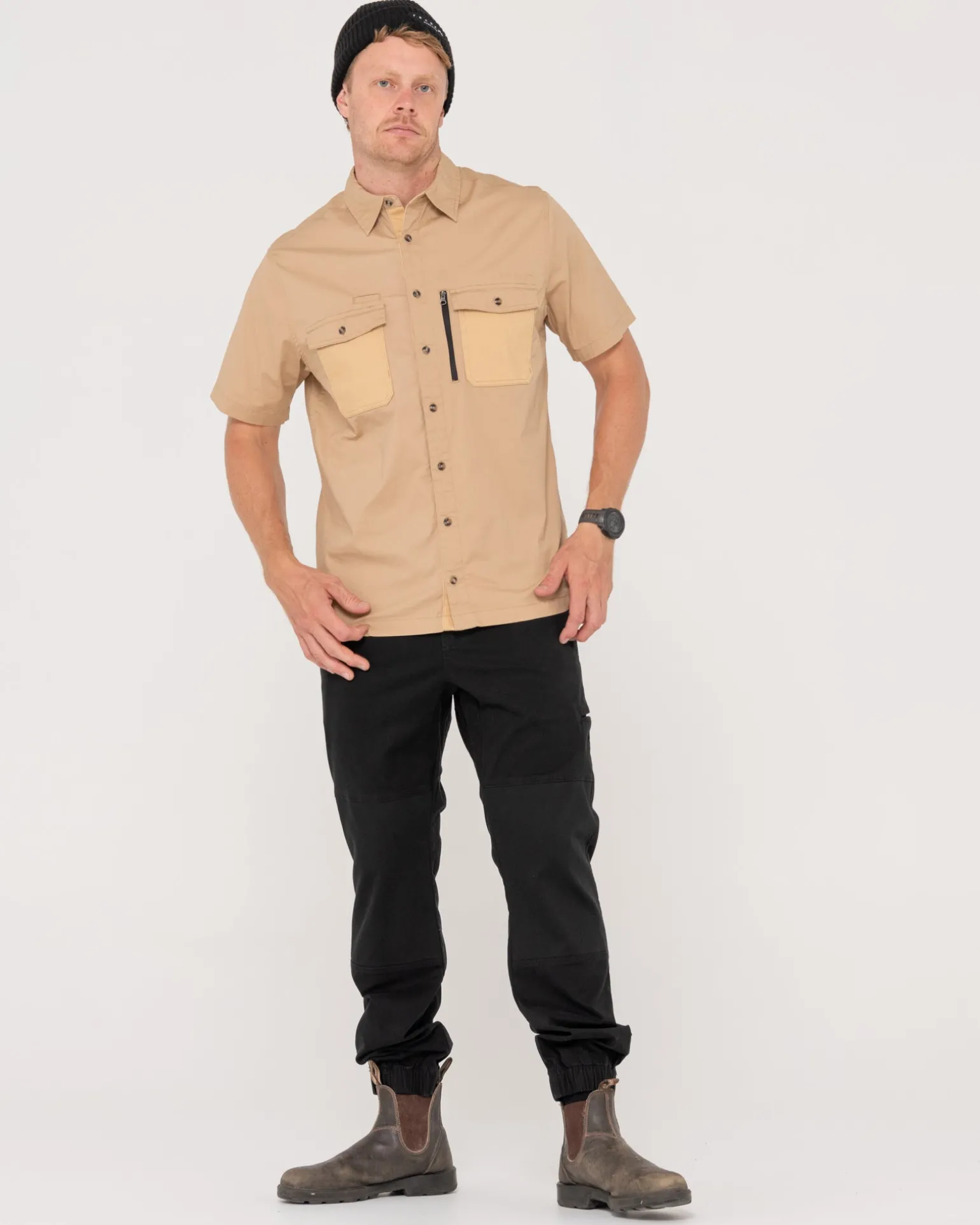 Pantalon De Trabajo Con Punos Under Taking>Rusty Fashion
