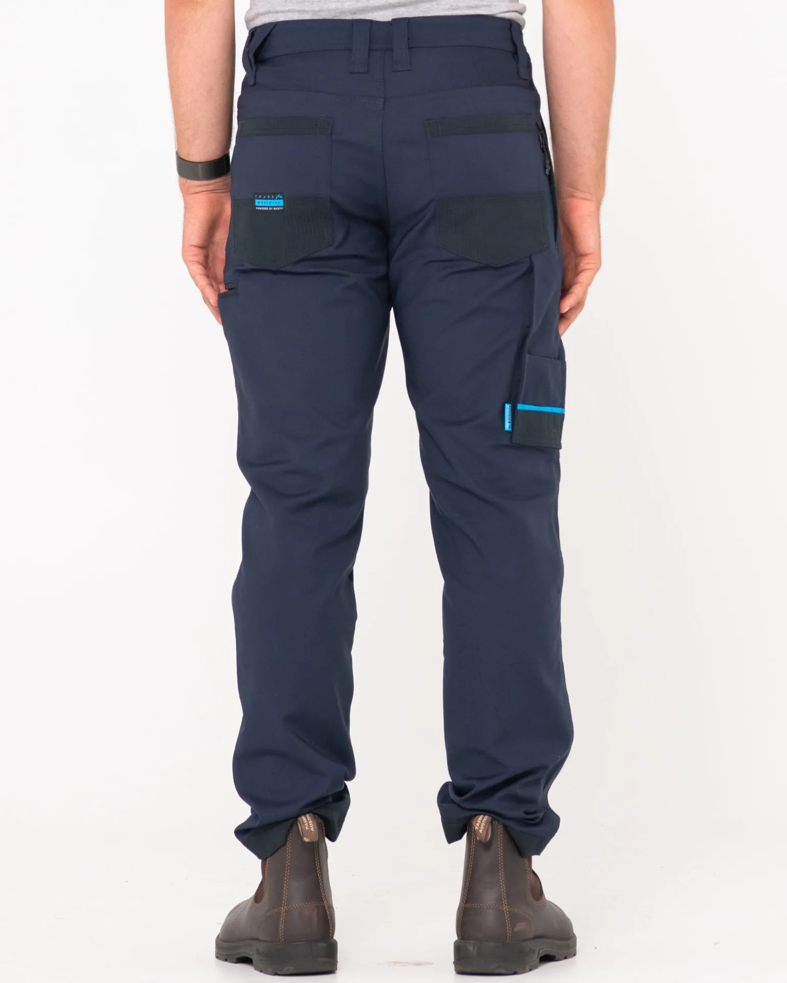 Pantalon De Trabajo Elastico Con 9 Bolsillos Tr245>Rusty Clearance