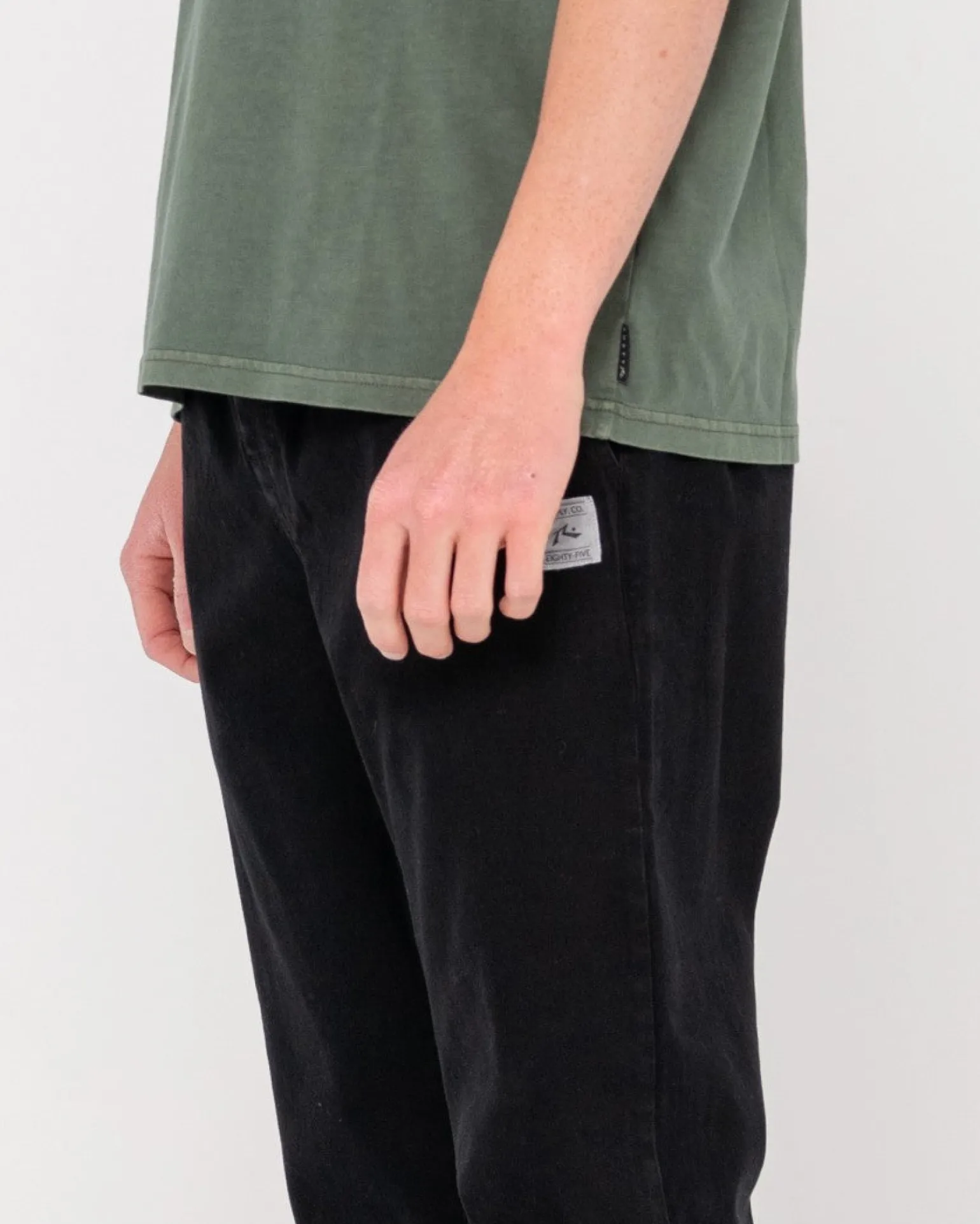 Pantalon Elastico De Corte Recto Para Nino Medio>Rusty Discount
