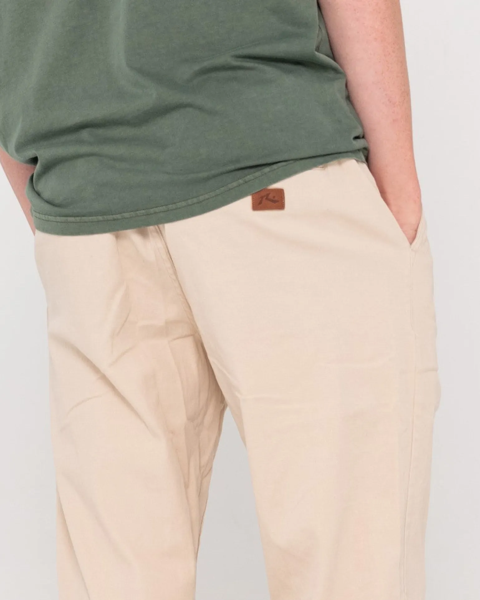 Pantalon Elastico De Corte Recto Para Nino Medio>Rusty Discount