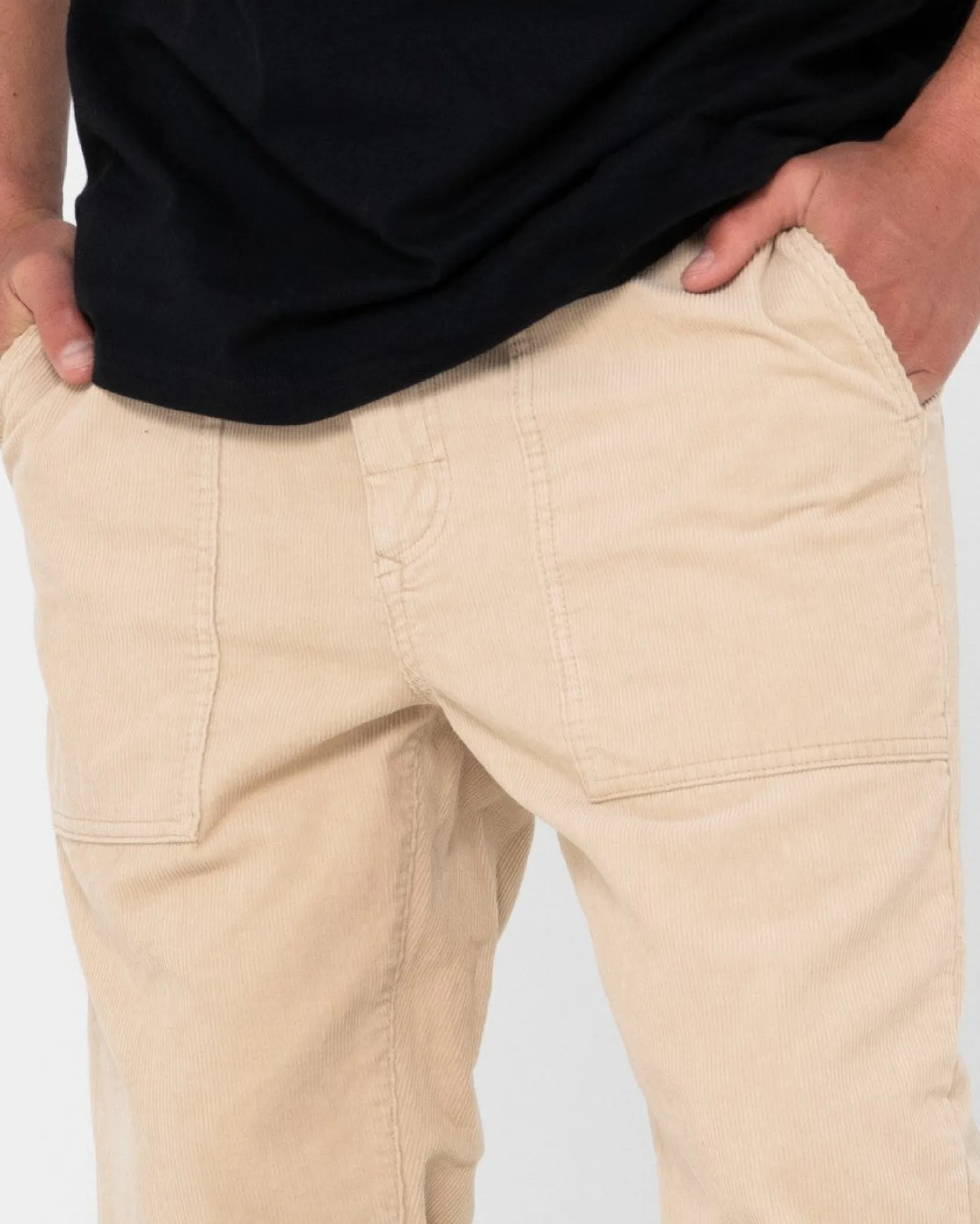 Pantalon Elastico De Corte Recto Workwear De Rigglet>Rusty Discount