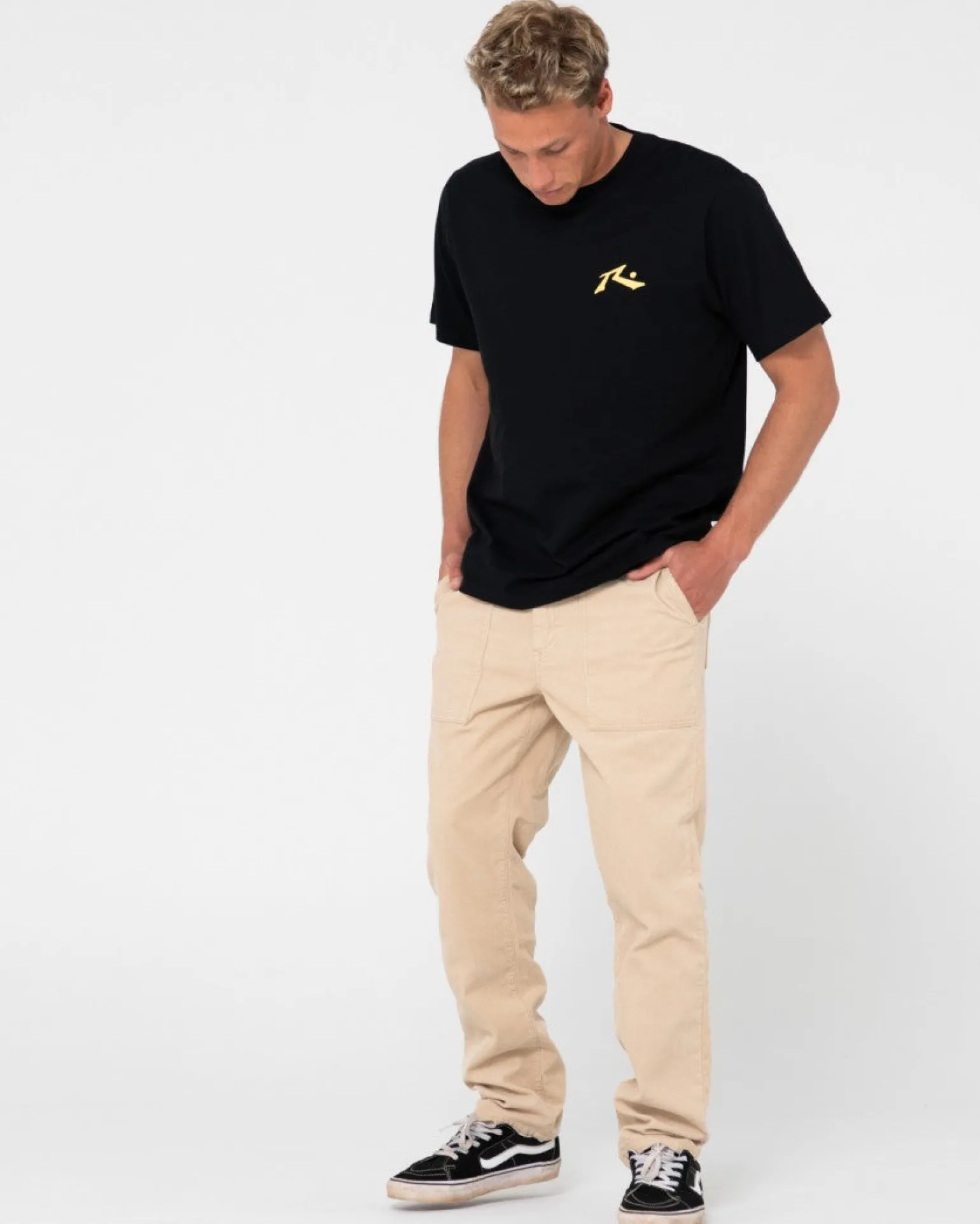 Pantalon Elastico De Corte Recto Workwear De Rigglet>Rusty Discount