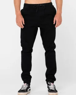 Pantalon Elastico De Corte Slim Con Gancho>Rusty Best Sale