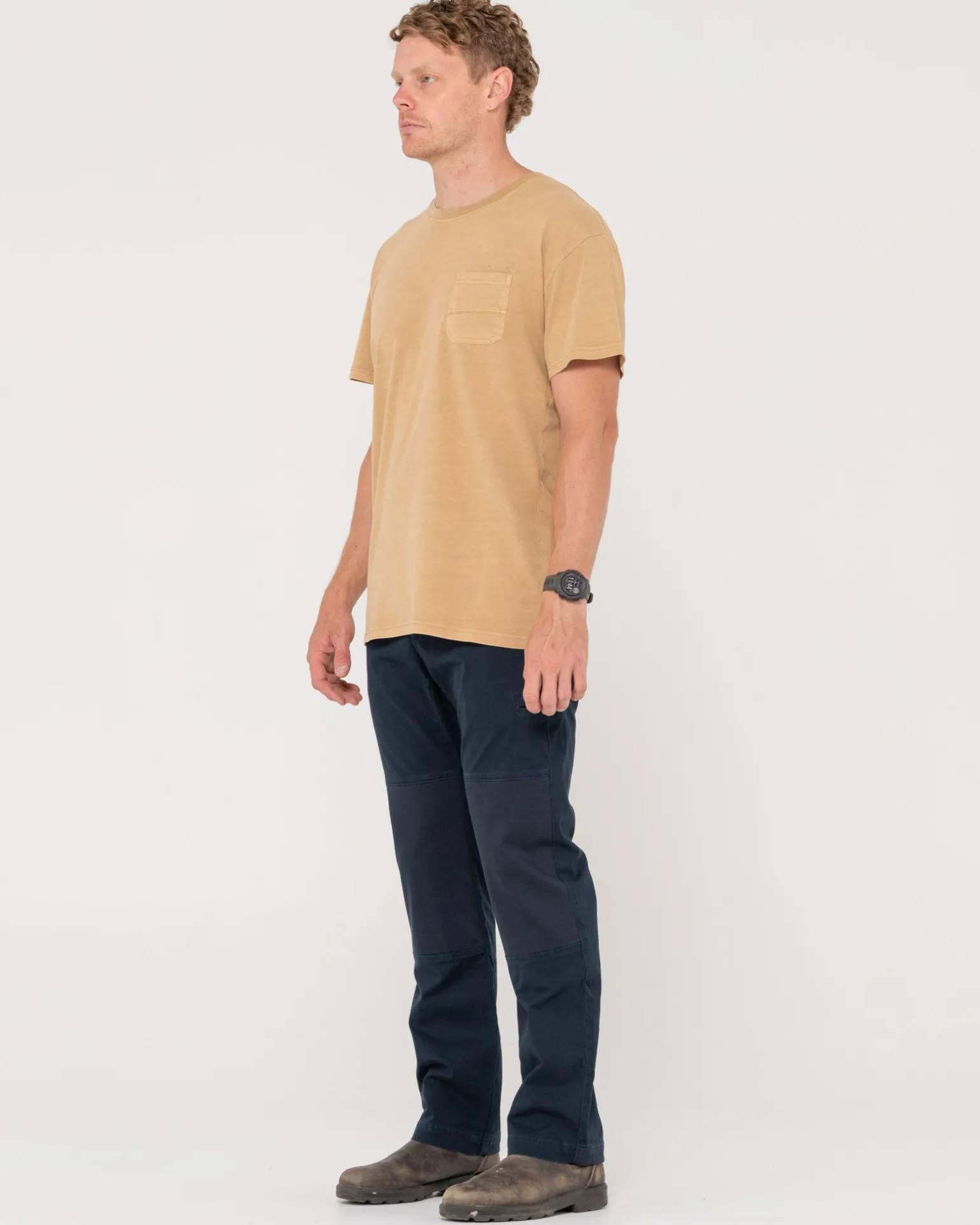 Pantalon Elastico De Levantamiento Pesado>Rusty Cheap