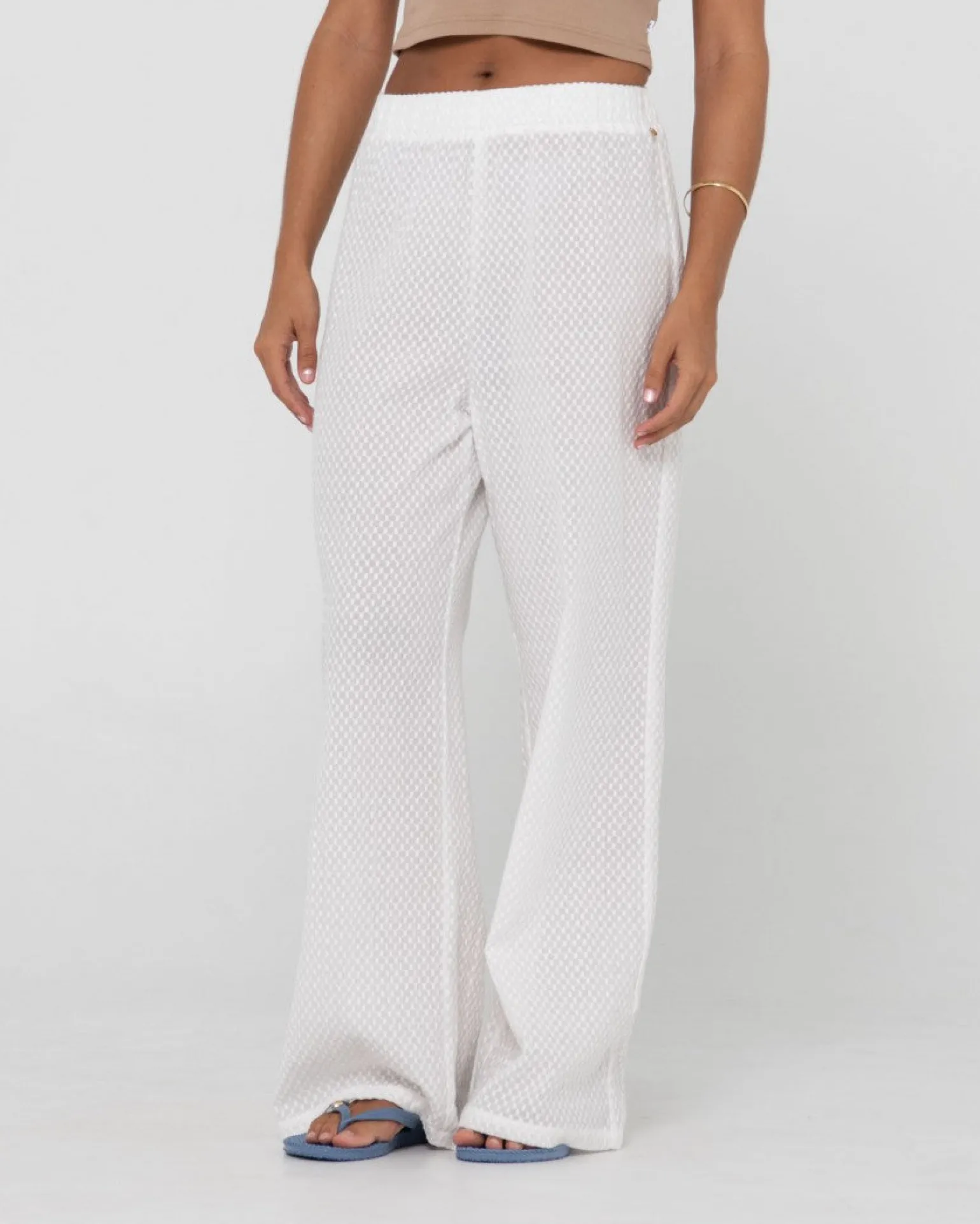 Pantalon Isabelle De Corte Relajado Y Talle Alto>Rusty Discount