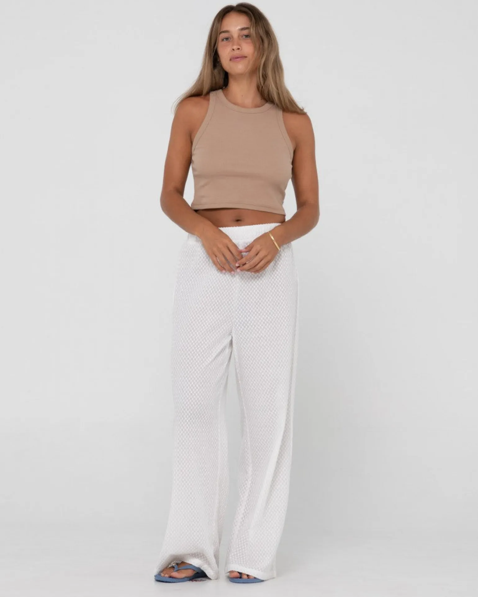 Pantalon Isabelle De Corte Relajado Y Talle Alto>Rusty Discount