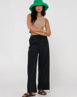 Pantalon Porter De Talle Alto Y Ajuste Relajado><noscript><img width=