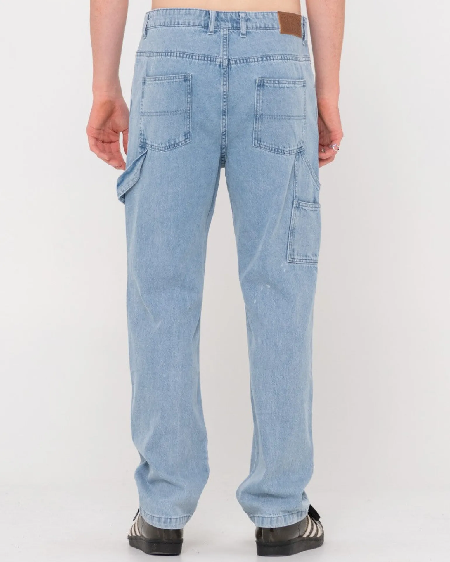Pantalon Vaquero De Corte Recto Con Peto>Rusty Sale