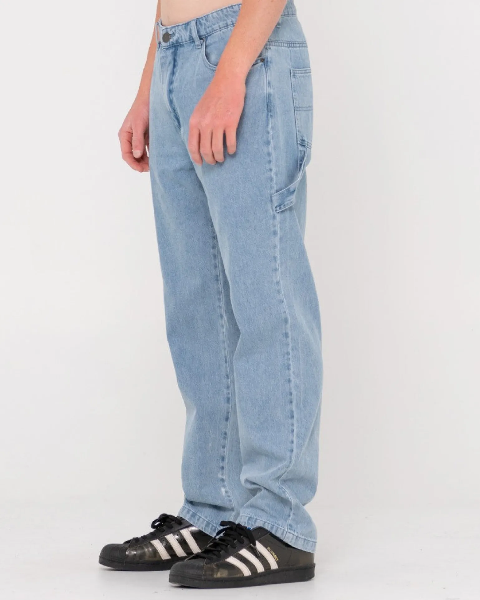 Pantalon Vaquero De Corte Recto Con Peto>Rusty Sale