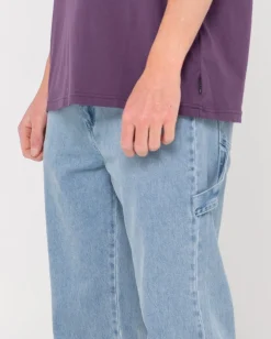 Pantalon Vaquero De Corte Recto Con Peto><noscript><img width=