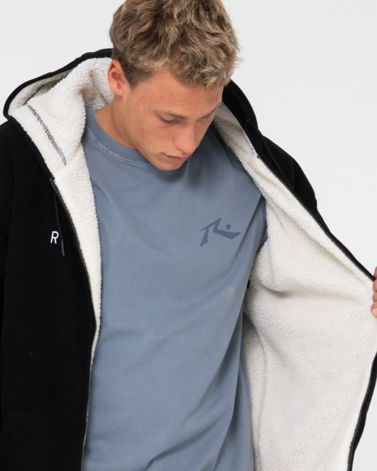 Polar Polar Con Cremallera Sherpa En Linea>Rusty Hot