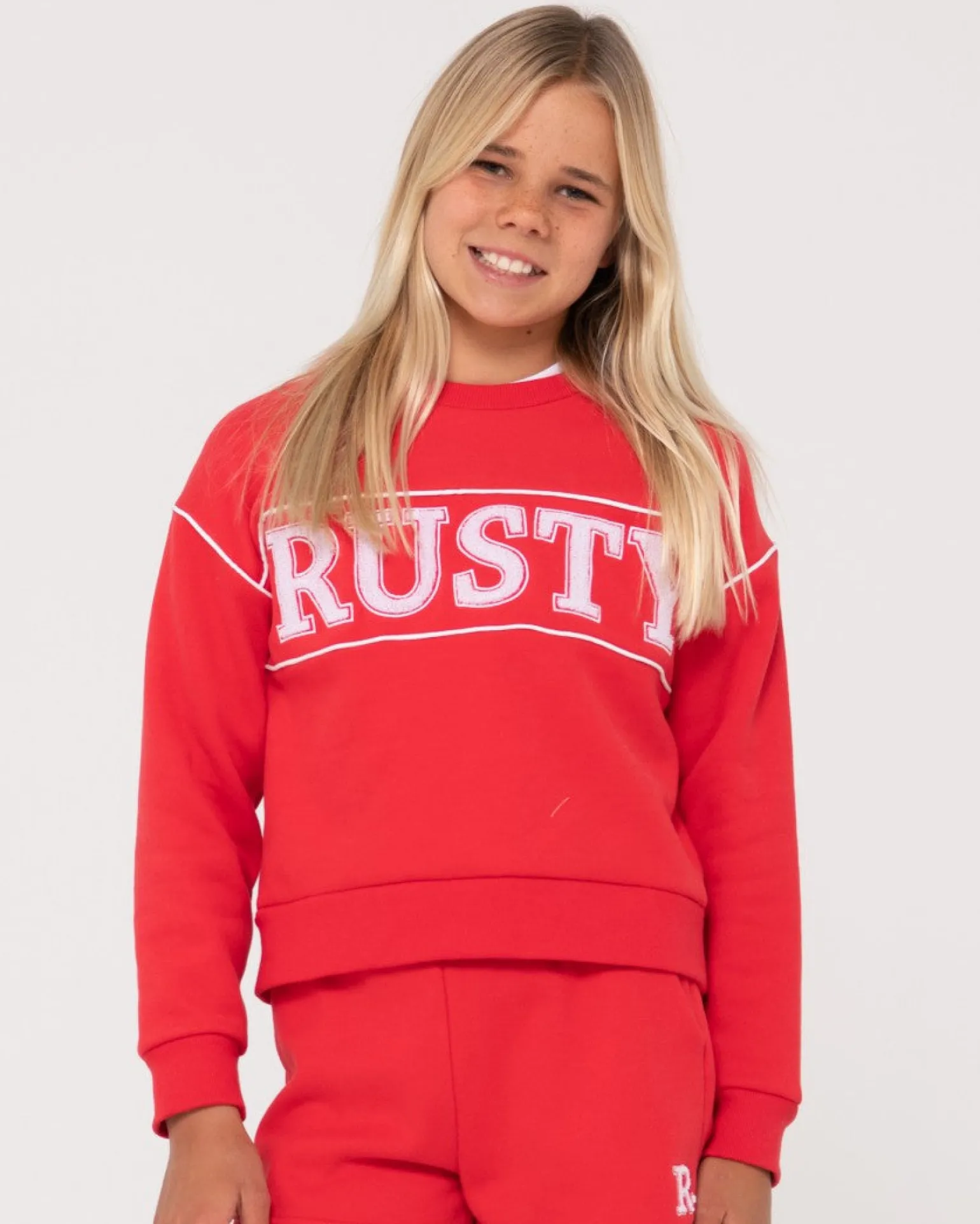 Polar Line Oversize Crew Para Nina>Rusty Sale