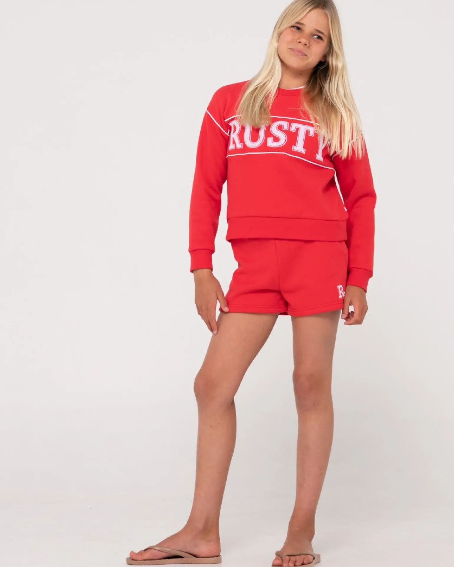Polar Line Oversize Crew Para Nina>Rusty Sale