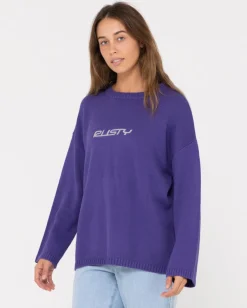 Punto Rider Relajado Con Cuello Redondo><noscript><img width=