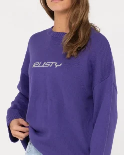 Punto Rider Relajado Con Cuello Redondo><noscript><img width=
