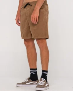 Rifts 14 Wale Pantalon Corto De Cordon Elastico Con Lavado Vintage><noscript><img width=