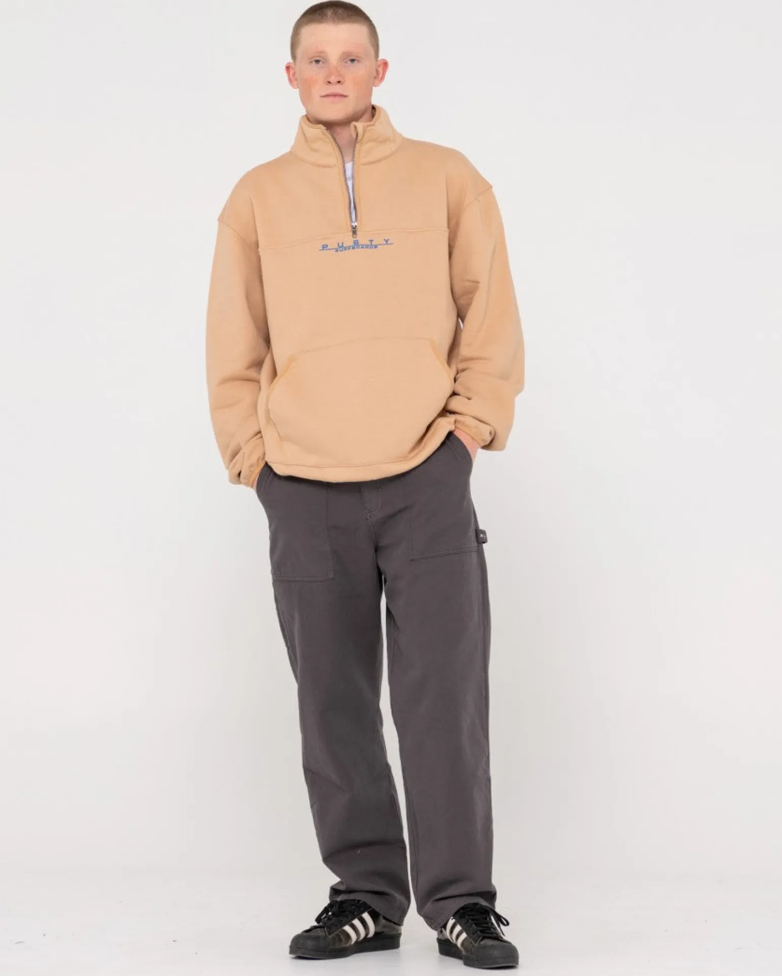 Rs Super Polar Relajado Con Cremallera 1/4>Rusty Store