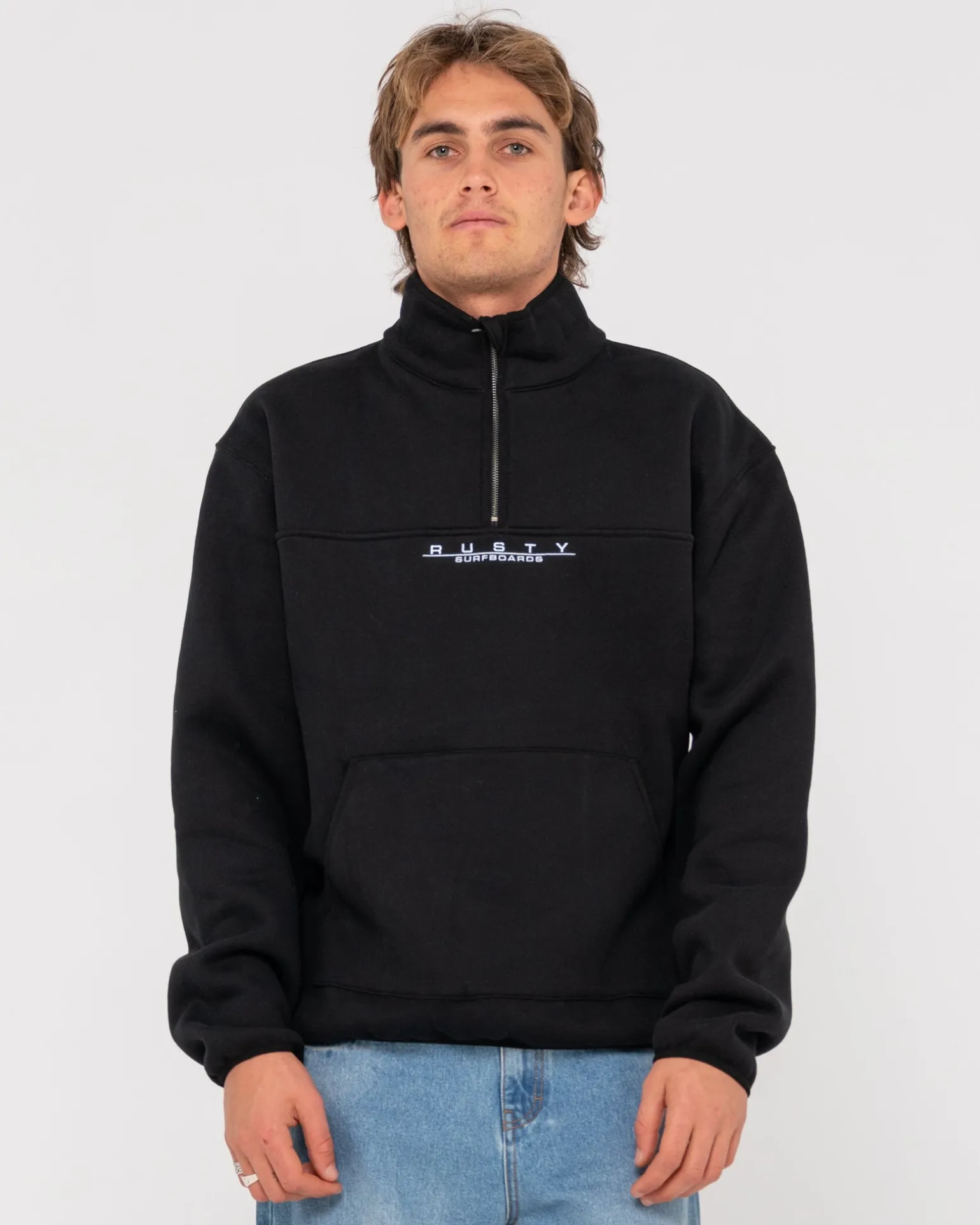 Rs Super Polar Relajado Con Cremallera 1/4>Rusty Fashion