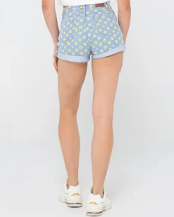 Shorts Vaqueros De Talle Alto Daisy>Rusty Sale