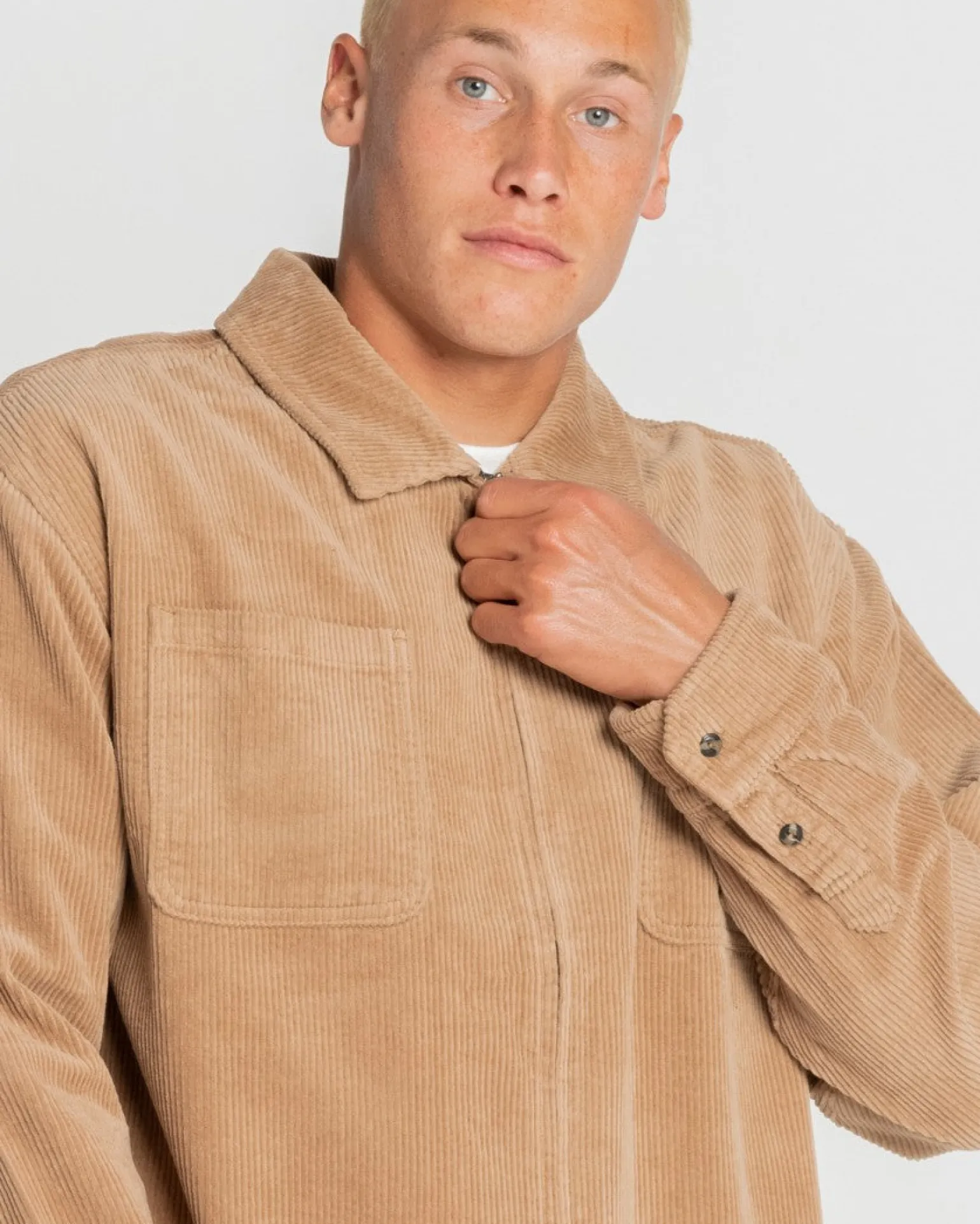 Sobrecamisa De Manga Larga De Pana Coup>Rusty Outlet