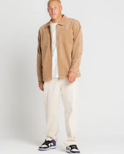 Sobrecamisa De Manga Larga De Pana Coup><noscript><img width=