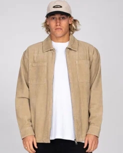 Sobrecamisa De Manga Larga De Pana Coup>Rusty Cheap