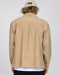 Sobrecamisa De Manga Larga De Pana Coup>Rusty Cheap
