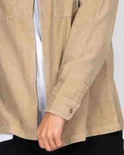 Sobrecamisa De Manga Larga De Pana Coup><noscript><img width=