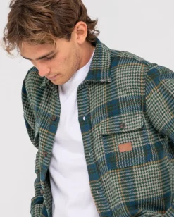 Sobrecamisa De Pata De Gallo><noscript><img width=