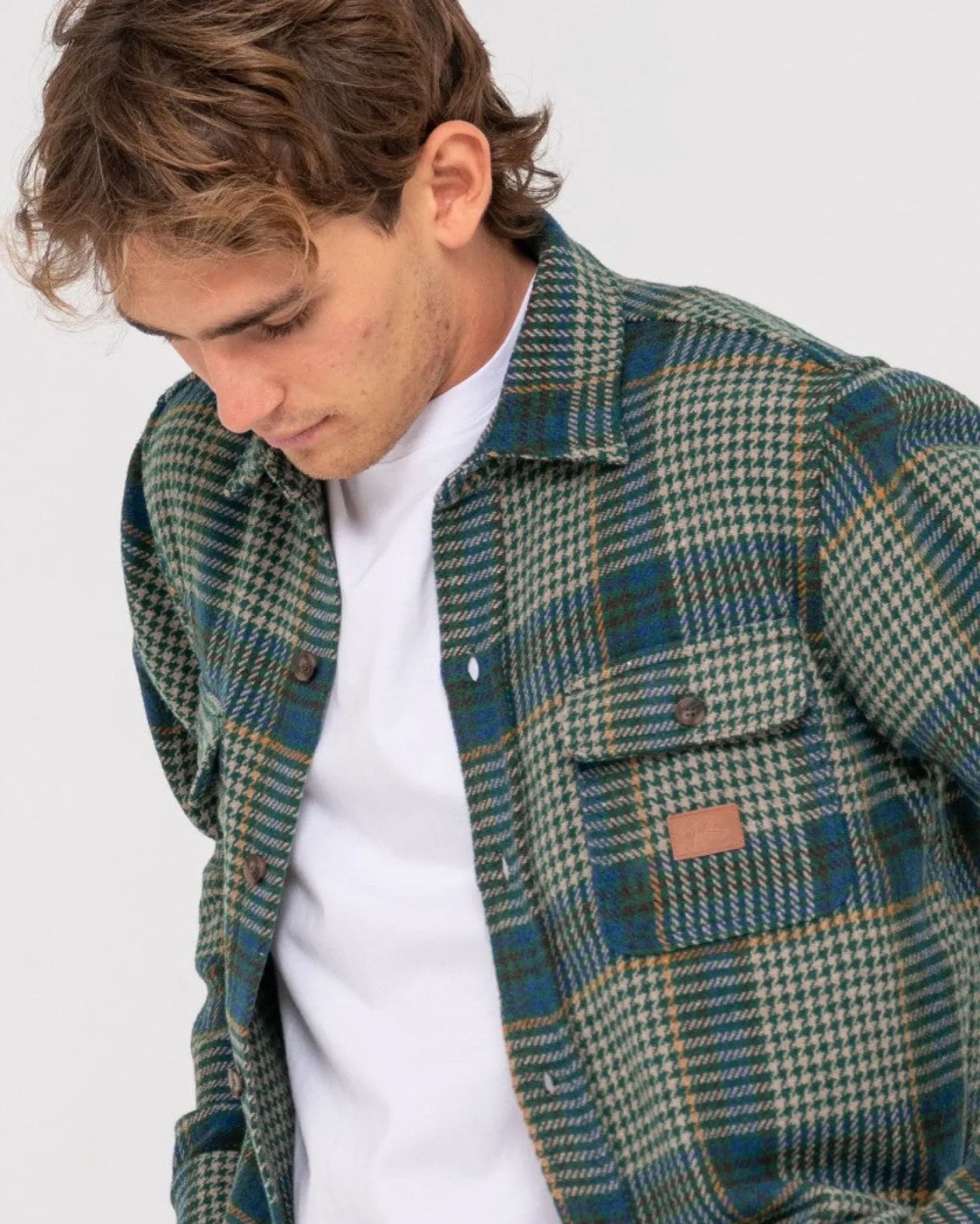 Sobrecamisa De Pata De Gallo>Rusty Best Sale