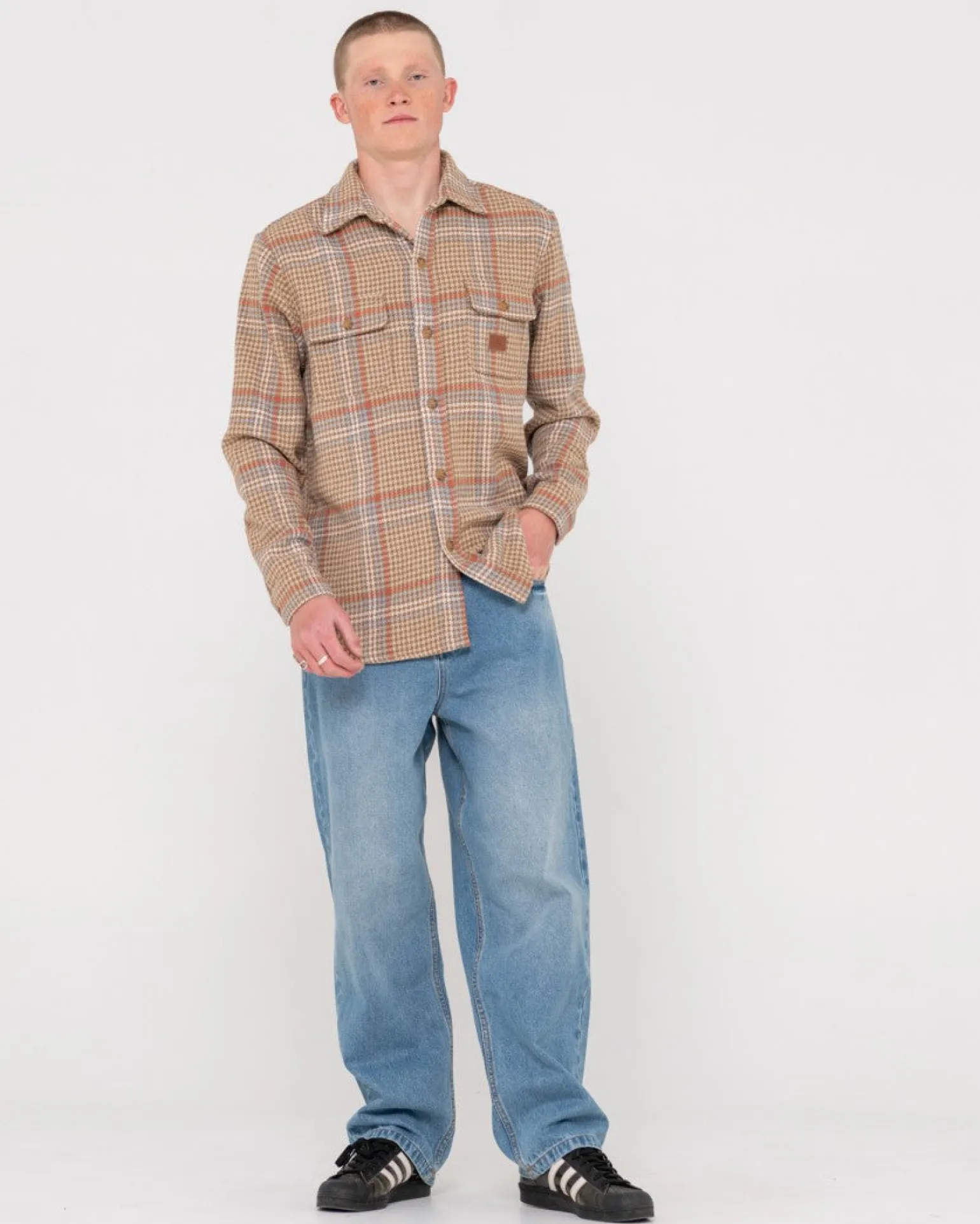 Sobrecamisa De Pata De Gallo>Rusty Best