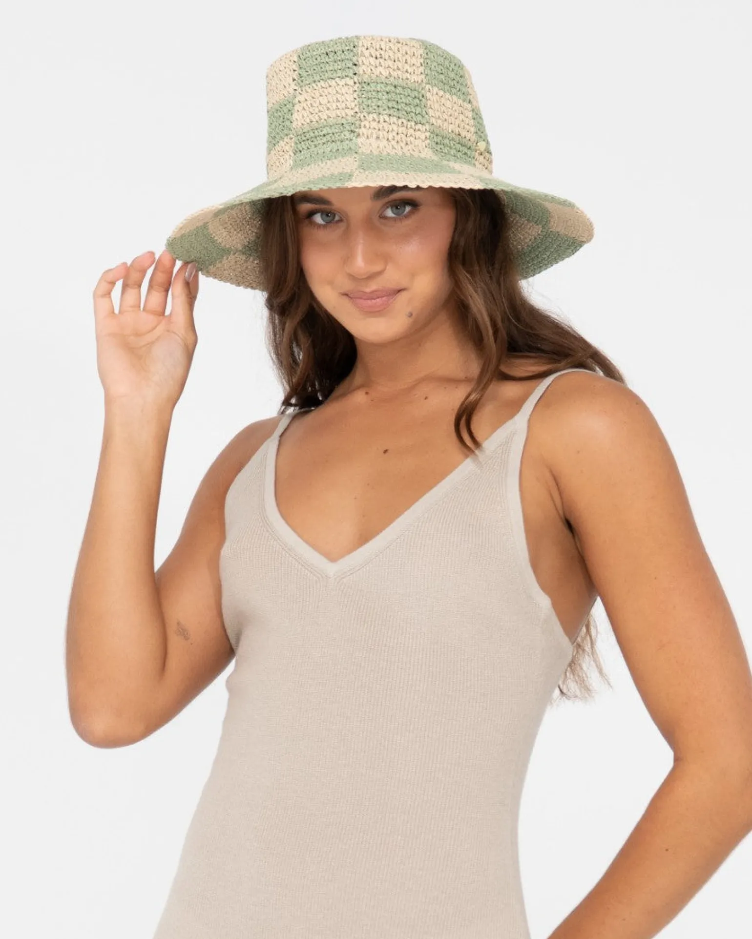 Sombrero De Pescador De Paja Natural Ariel>Rusty Cheap