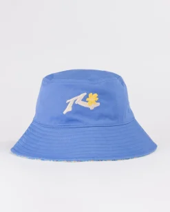 Sombrero De Pescador Reversible Spring Time>Rusty Discount