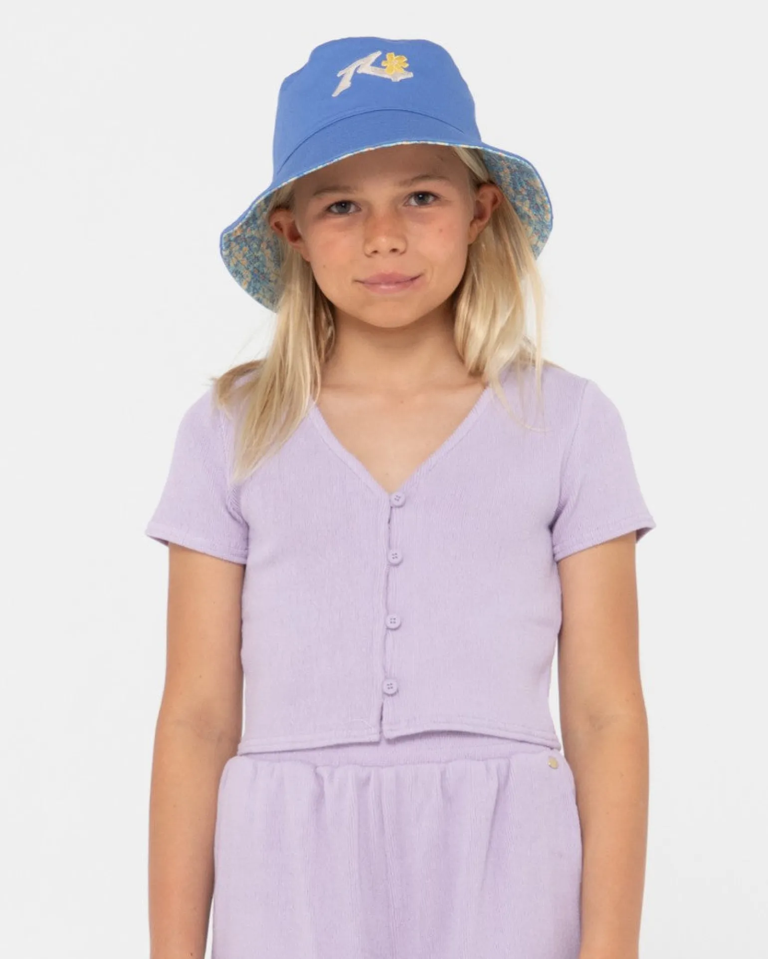 Sombrero De Pescador Reversible Spring Time>Rusty Discount